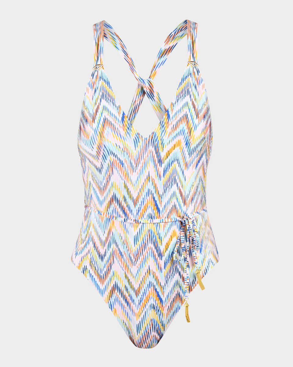 Soul V-Plunge One-Piece Swimsuit